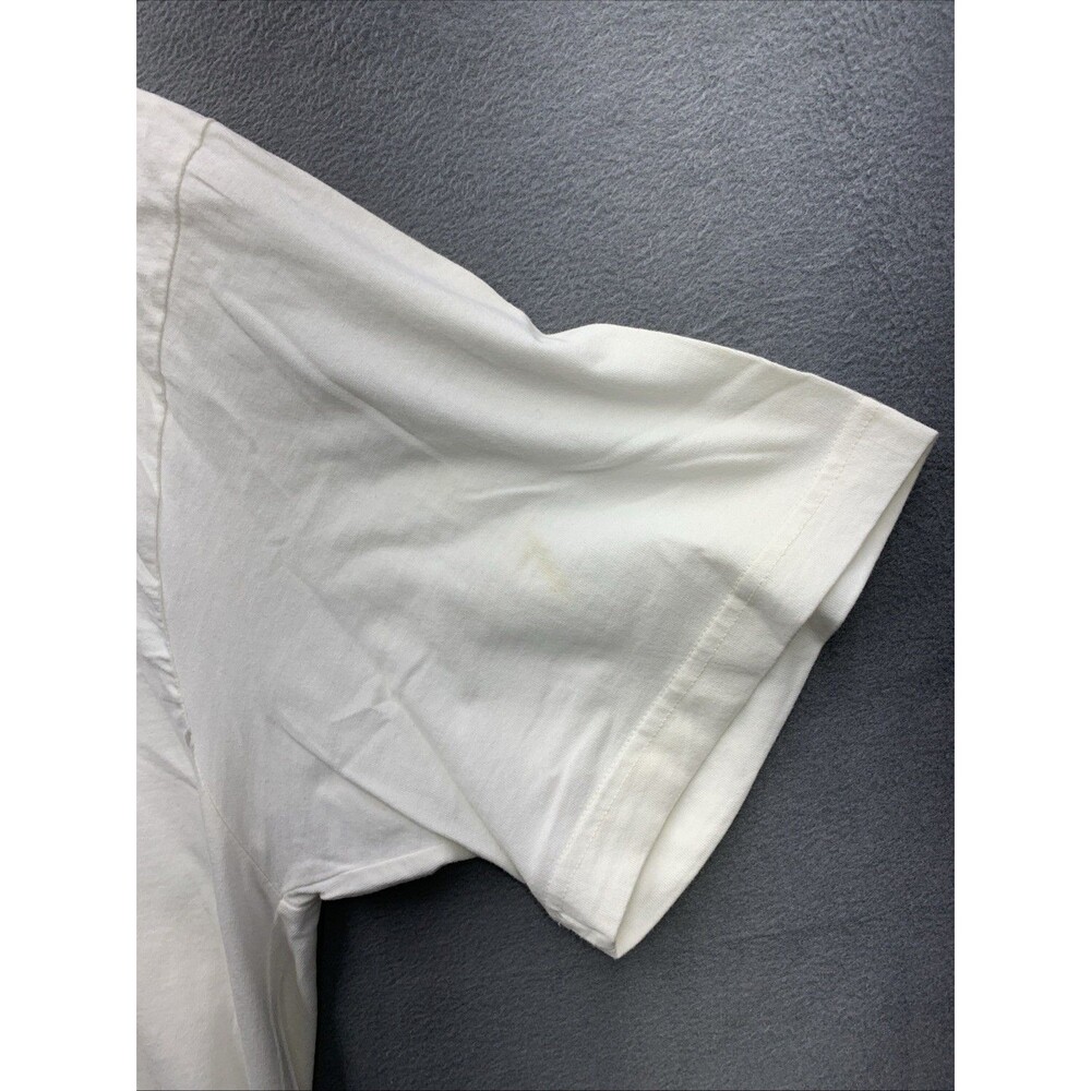 Akademiks Indian Graphic Tee T-Shirt Men's Jeanius Level White Crew Neck XXXL - Picture 10 of 15